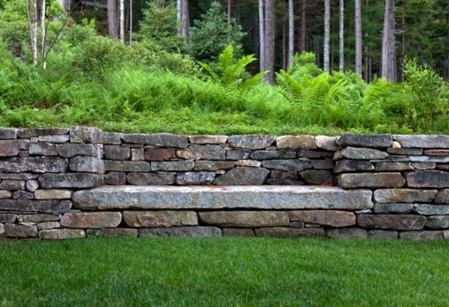 Landscape architecture and design with sustainably harvested timber from Maine
