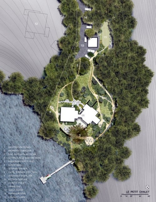 Landscape architecture and design with sustainably harvested timber from Maine