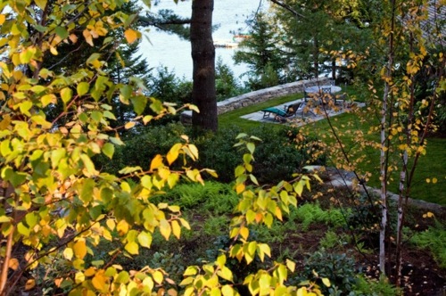 Landscape architecture and design with sustainably harvested timber from Maine