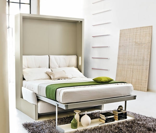 Wall Cabinet With Folding Bed Living Ideas For Practical Wall