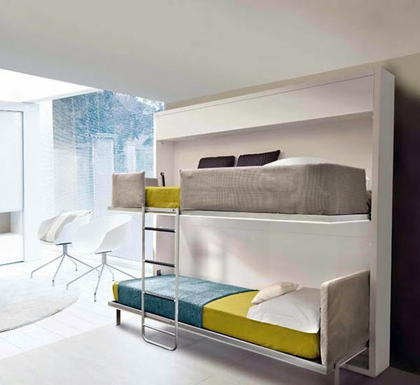 Wall Cabinet With Folding Bed Living Ideas For Practical Wall