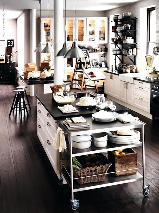 Decorating idea for the kitchen: the industrial look