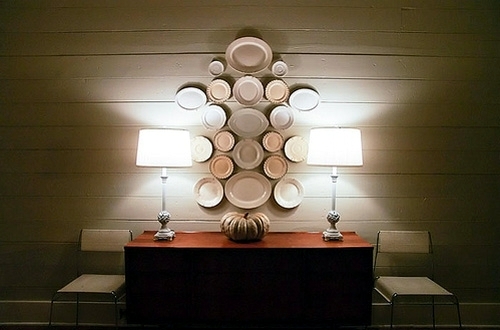 11 original collages - beautiful and interesting wall plate