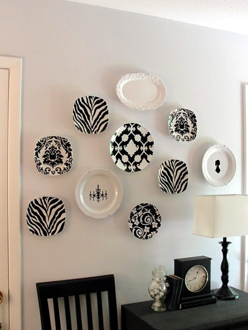 11 original collages - beautiful and interesting wall plate