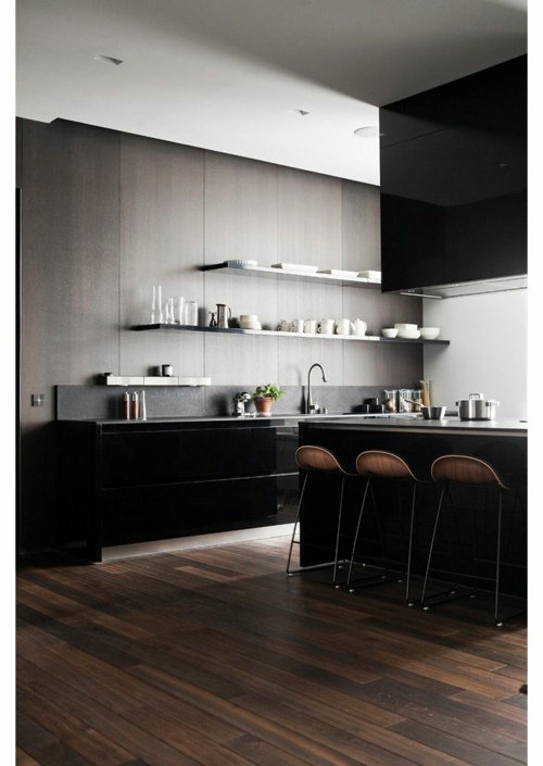 Wood flooring in the kitchen for a homely atmosphere | Avso