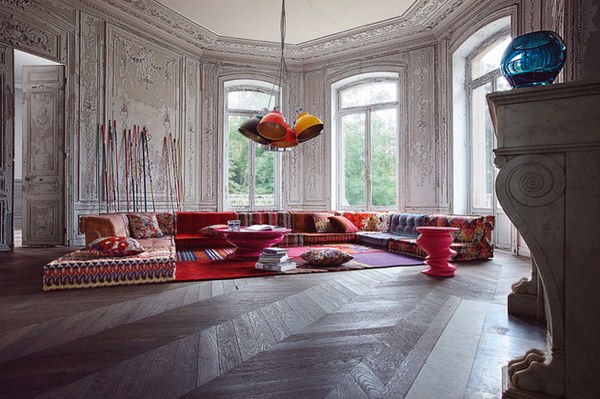 Wohnzimmer Ideen - Bohemian Living: Roche Bobois' Modular sofa Wohnzimmer Ideen - Bohemian Living: Roche Bobois' Modular sofa