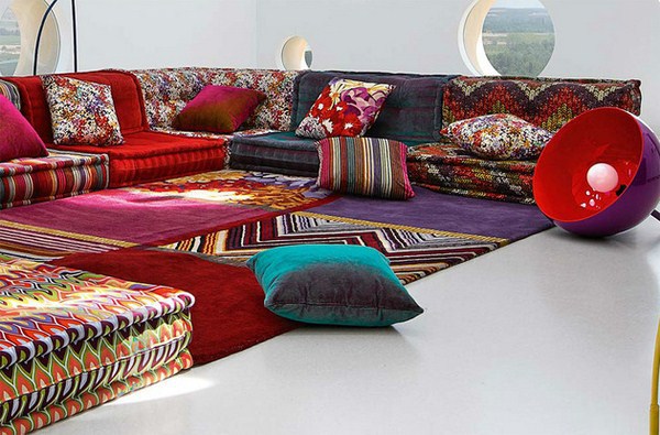 Bohemian Living: Roche Bobois' Modular sofa Bohemian Living: Roche Bobois' Modular sofa