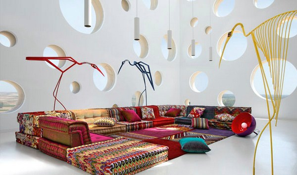 Bohemian Living: Roche Bobois' Modular sofa Bohemian Living: Roche Bobois' Modular sofa