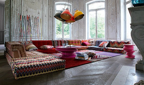 Bohemian Living: Roche Bobois' Modular sofa Bohemian Living: Roche Bobois' Modular sofa