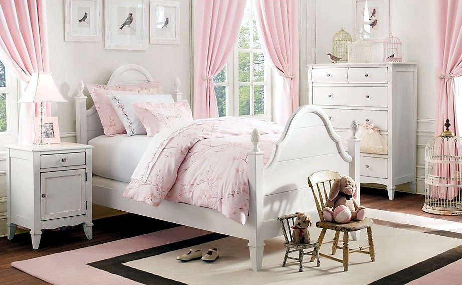 Complete Nursery Furniture A girl's room in pink and white