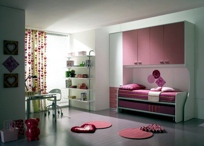 Complete Nursery Furniture A girl's room in pink and white