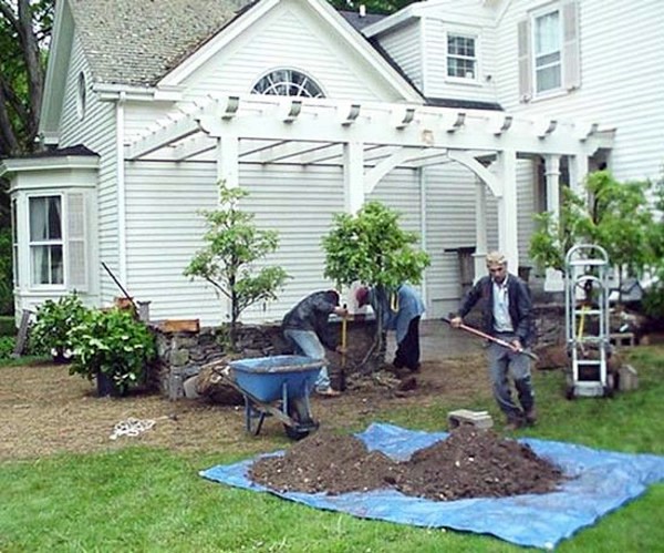 Terrace Renovation Diary: New York -Steinterrasse with porch