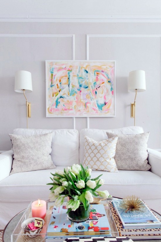 Color ideas - stylish design with pink color