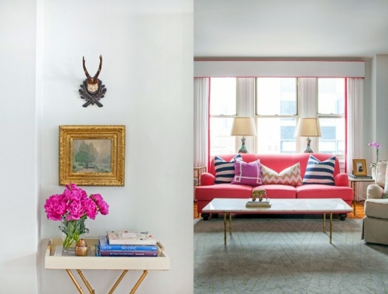 Color ideas - stylish design with pink color