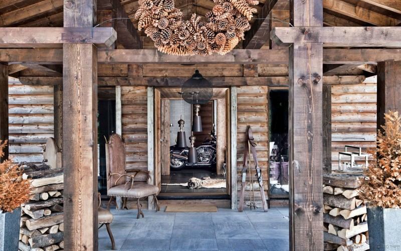 Luxury mountain chalet in the French Alps
