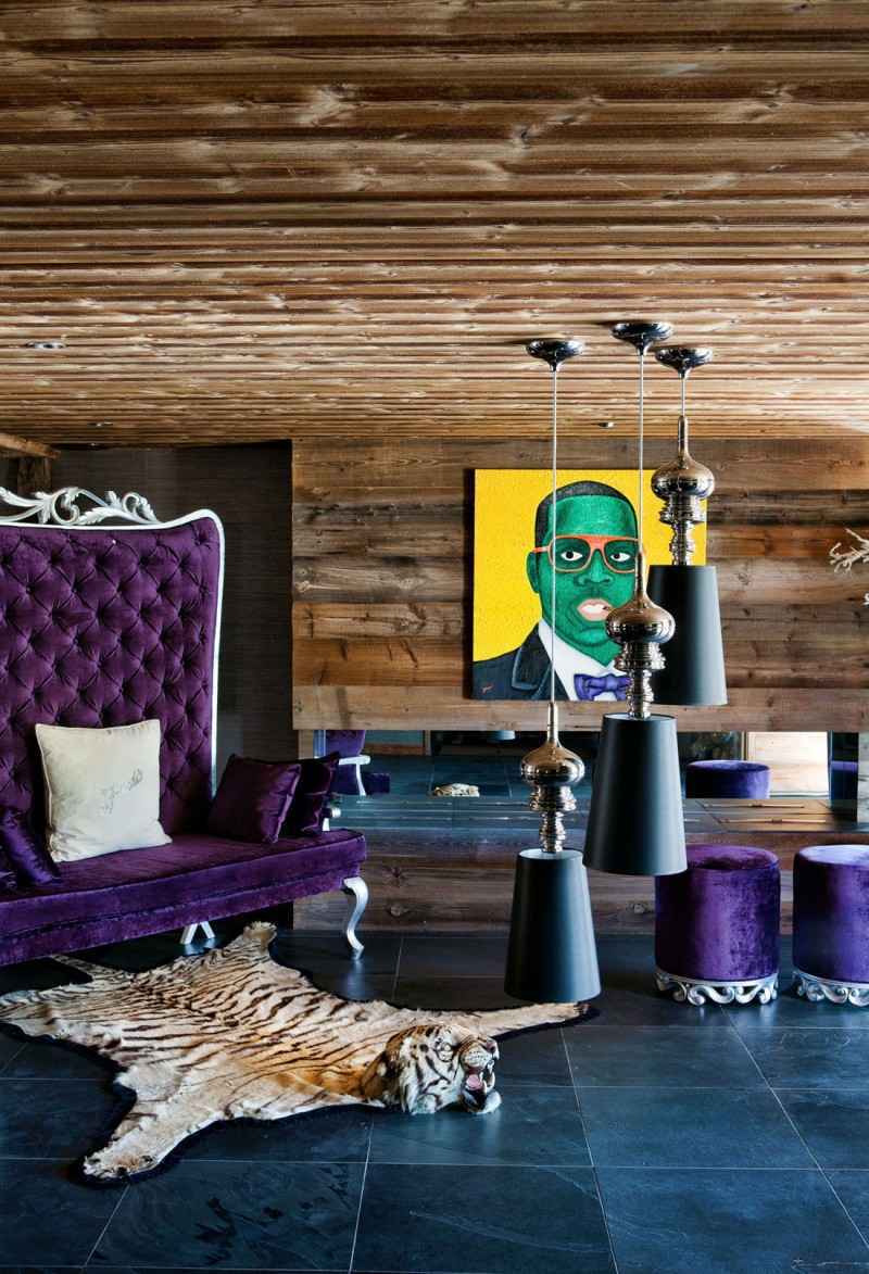 Luxury mountain chalet in the French Alps