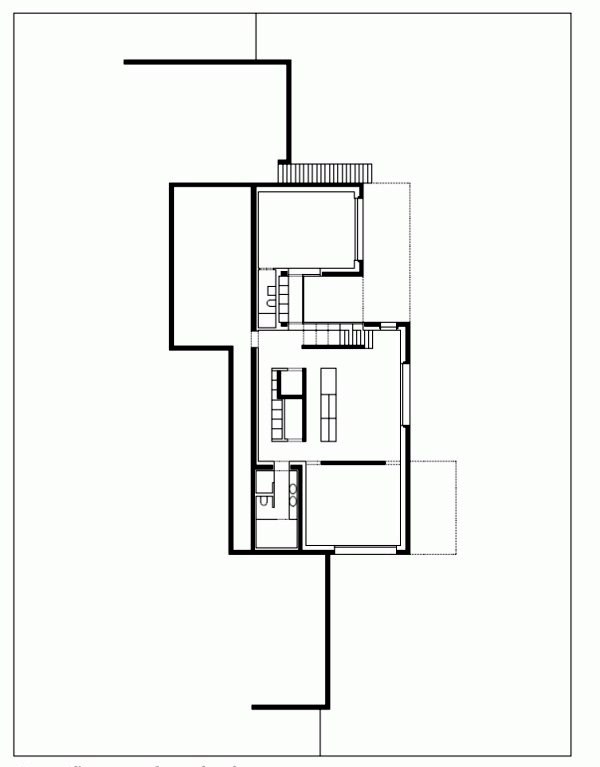 Modern House with Minimalist Design on a slope - Villa K Modern House with Minimalist Design on a slope - Villa K