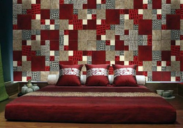 35 great ideas for patchwork wall decoration