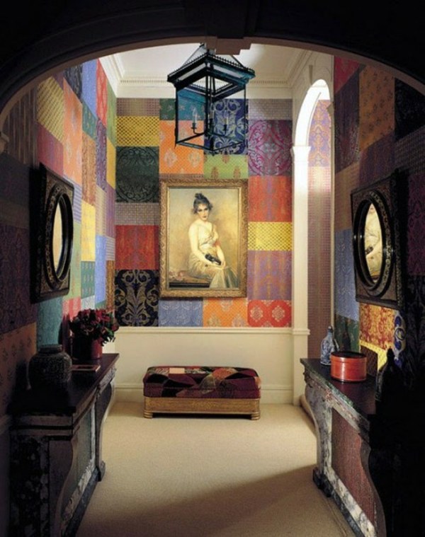 35 great ideas for patchwork wall decoration