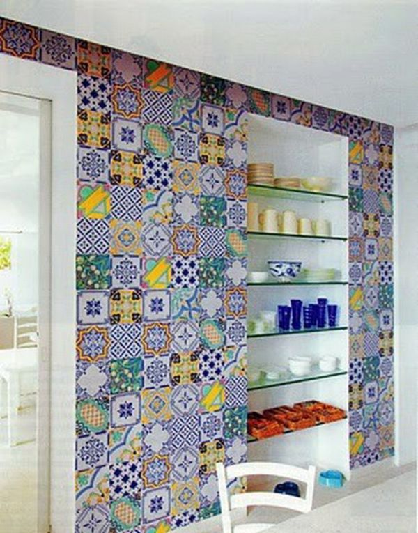 35 great ideas for patchwork wall decoration