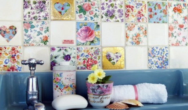 35 great ideas for patchwork wall decoration