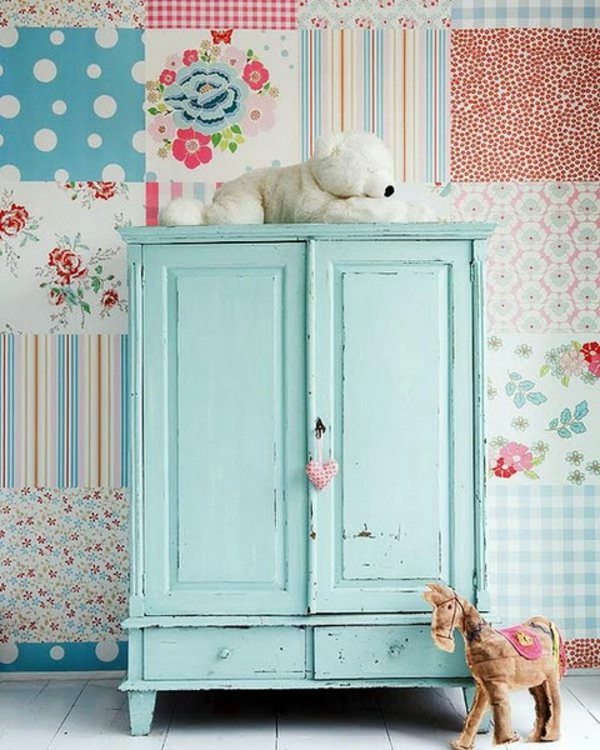 35 great ideas for patchwork wall decoration