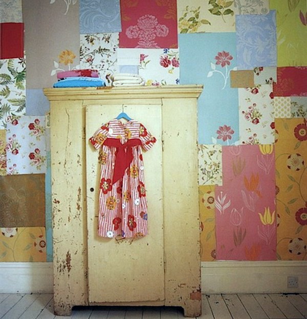 35 great ideas for patchwork wall decoration