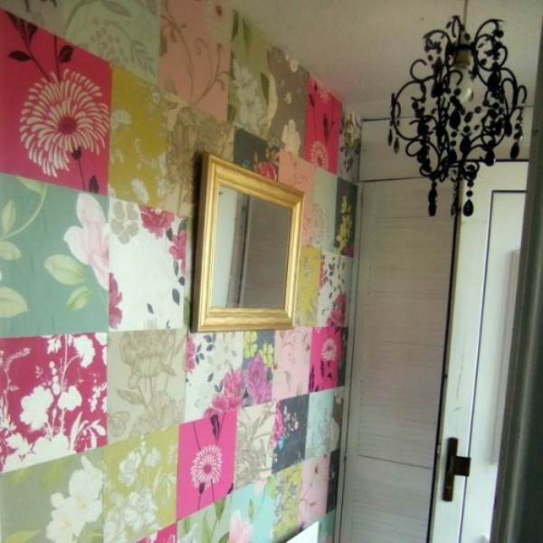 35 great ideas for patchwork wall decoration
