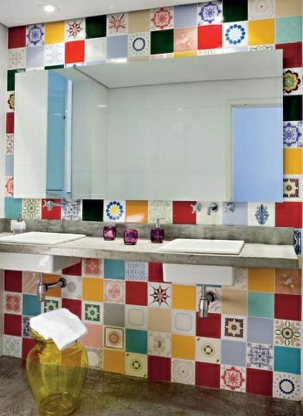 35 great ideas for patchwork wall decoration