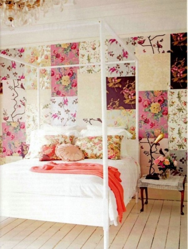 35 great ideas for patchwork wall decoration
