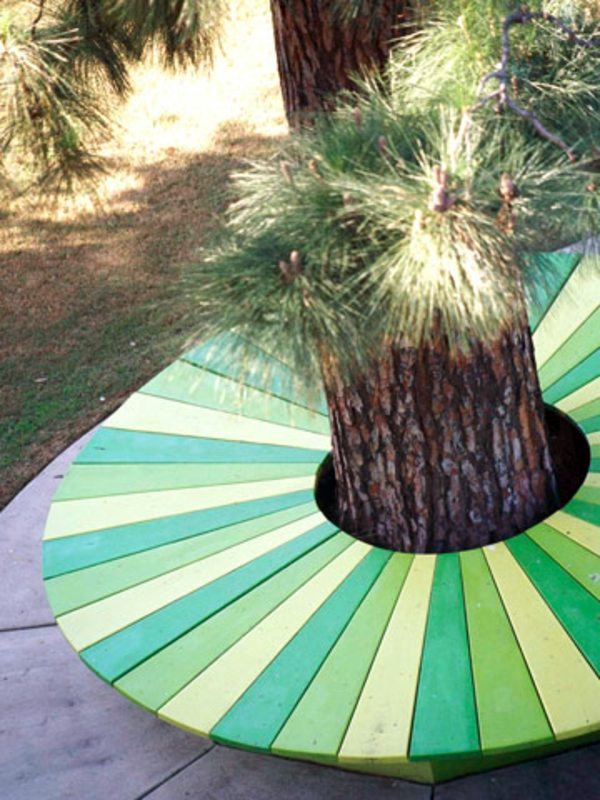 Gartendeko ideas from inexpensive plastics and materials