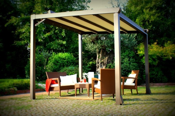 Garten und Landschaftsbau - Pergola Shade - Sun Protection in the garden and in the backyard