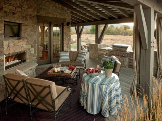 Stunning Designer Terrace - romantic ambience in the nature