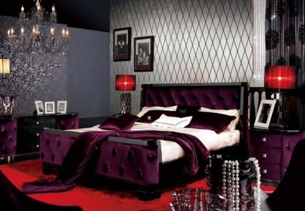 Luxury Purple Bedroom Interior Design Ideas Avso Org