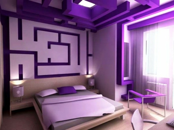 Luxury purple bedroom Luxury purple bedroom