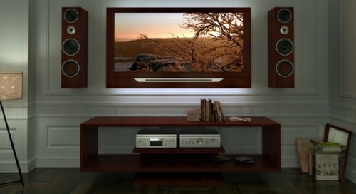 So the TV is a real eye catcher!