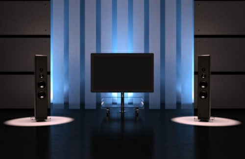 So the TV is a real eye catcher!