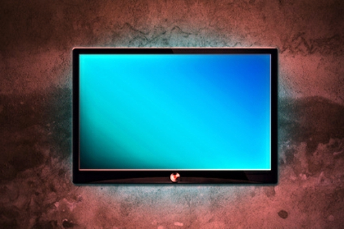 So the TV is a real eye catcher!