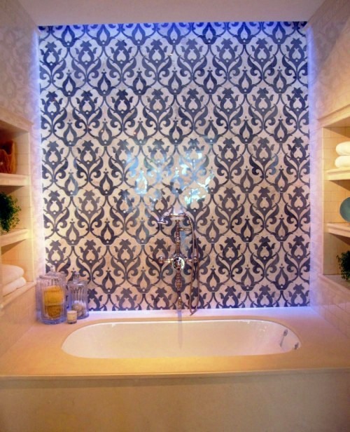 20 beautiful and cool tiled backsplash ideas for the bathroom