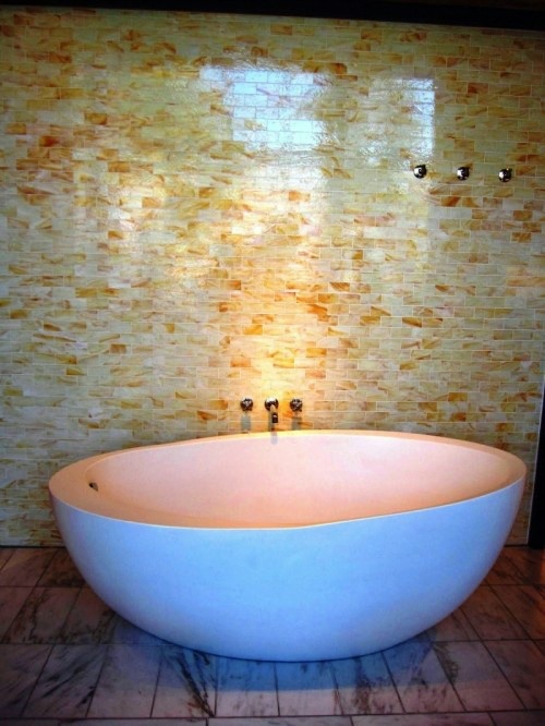 20 beautiful and cool tiled backsplash ideas for the bathroom