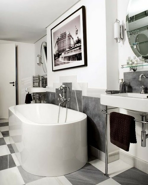 20 beautiful and cool tiled backsplash ideas for the bathroom