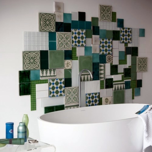 20 beautiful and cool tiled backsplash ideas for the bathroom