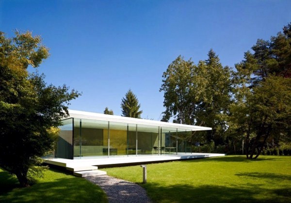 Modern detached house of the architect Werner Sobek Modern detached house of the architect Werner Sobek