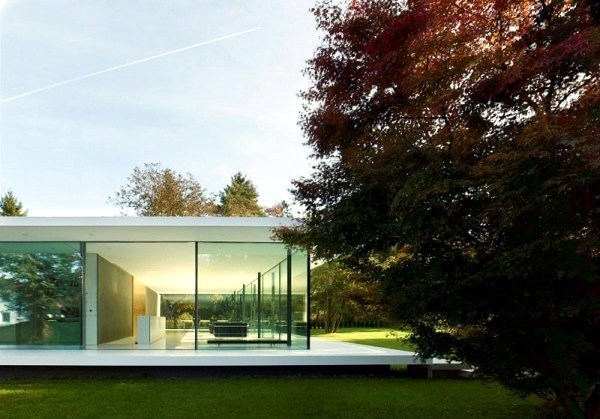 Modern detached house of the architect Werner Sobek Modern detached house of the architect Werner Sobek