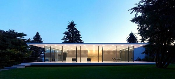 Modern detached house of the architect Werner Sobek Modern detached house of the architect Werner Sobek