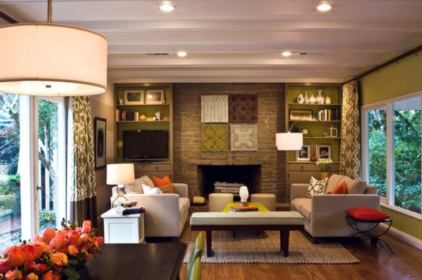 Wall color brown tones - warm and natural Wall color brown tones - warm and natural
