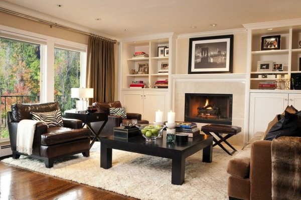Wall color brown tones - warm and natural Wall color brown tones - warm and natural