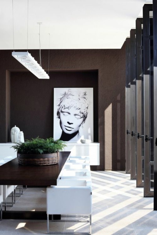 Wall color brown tones - warm and natural Wall color brown tones - warm and natural