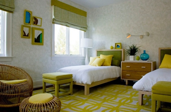 30 cool ideas for living color combination - Hot trend colors 2014