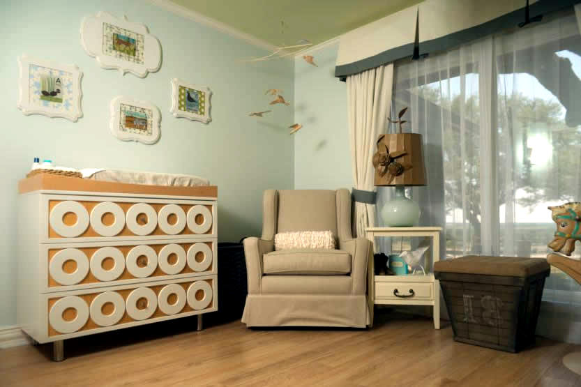Decoration for children in vintage style for style and elegance